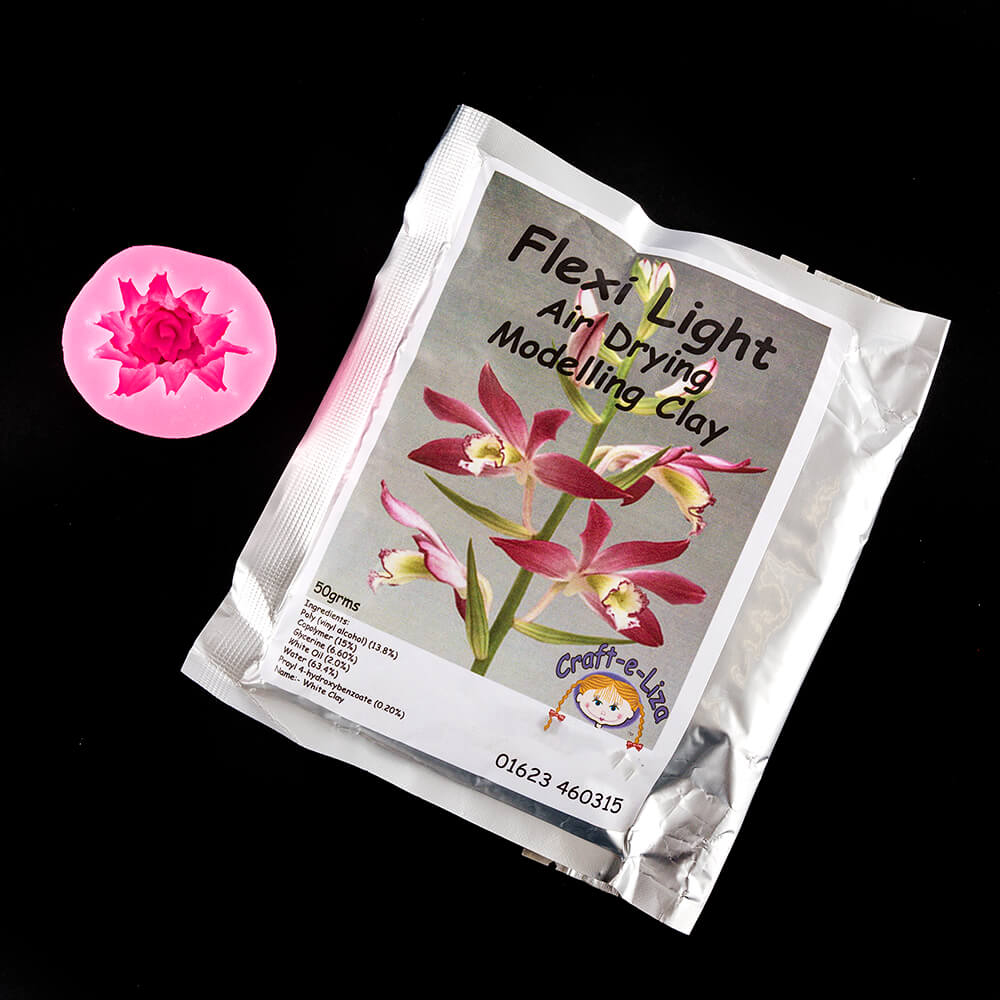 Flexi Light Clay with Silicone Chrysanthemum Mould